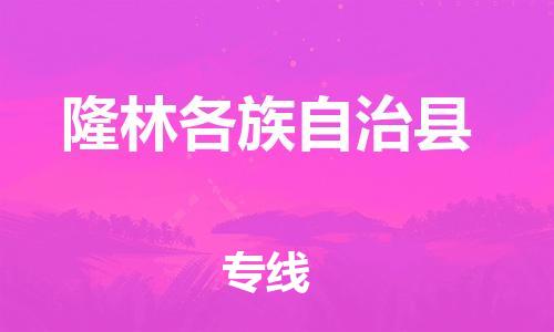 泉州丰泽区到隆林各族自治县物流专线-泉州丰泽区至隆林各族自治县货运